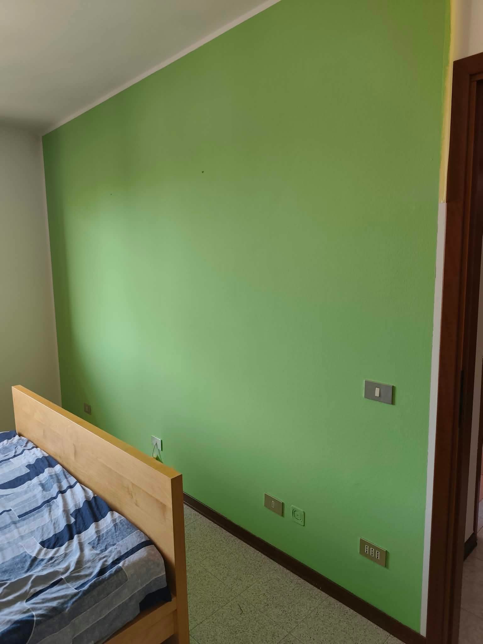 Tinteggiatura · Parete verde — Seconda inquadratura