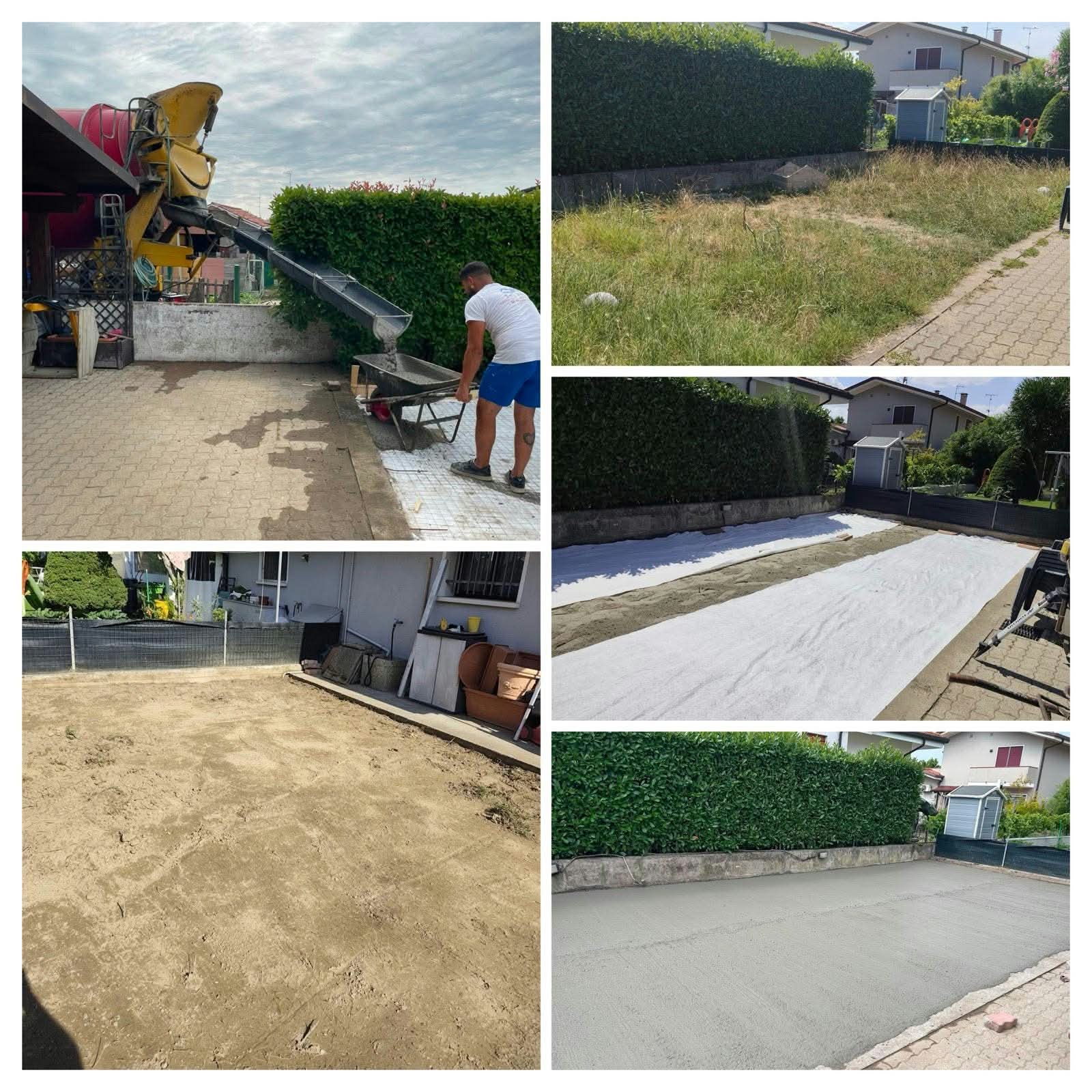 Pavimentazione in calcestruzzo